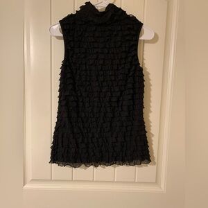 🤎Women’s blacked ruffled blouse